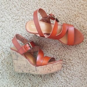 NWOT Mossimo Supply Co. cork wedges